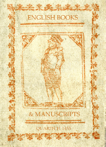 1433 - English Books & Manuscripts