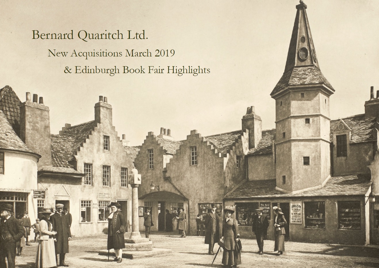 Edinburgh Book Fair List 2019